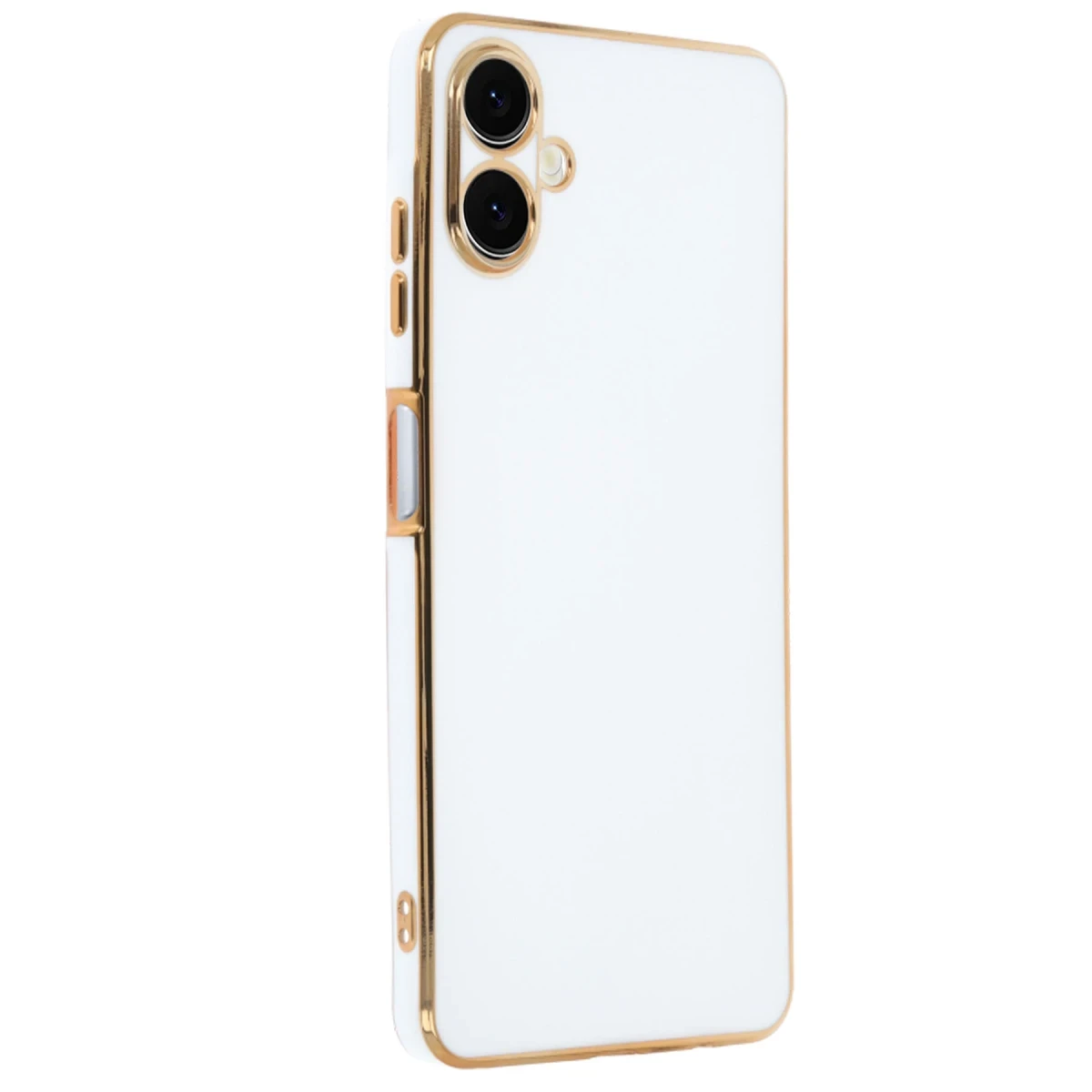 Samsung Galaxy A06 Kılıf Volet Silikon - Beyaz