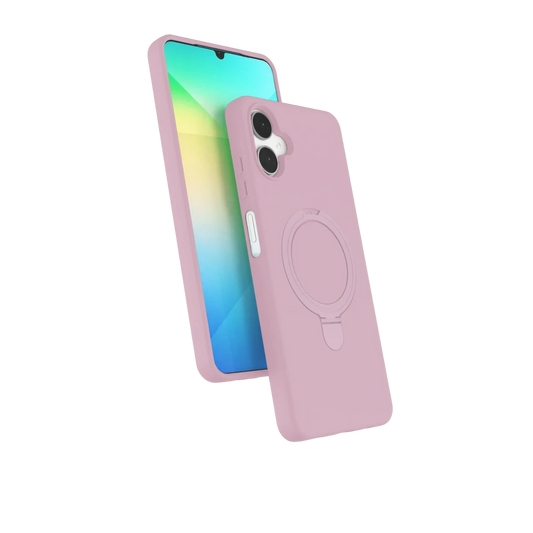 Samsung Galaxy A06 Regal Magsafe Standlı Kapak - Açık Pembe