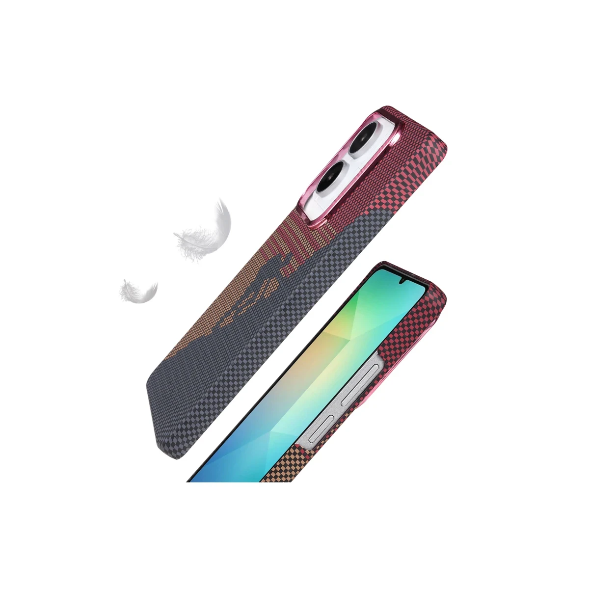 Samsung Galaxy A06 Vega Magsafe Kapak - Kırmızı