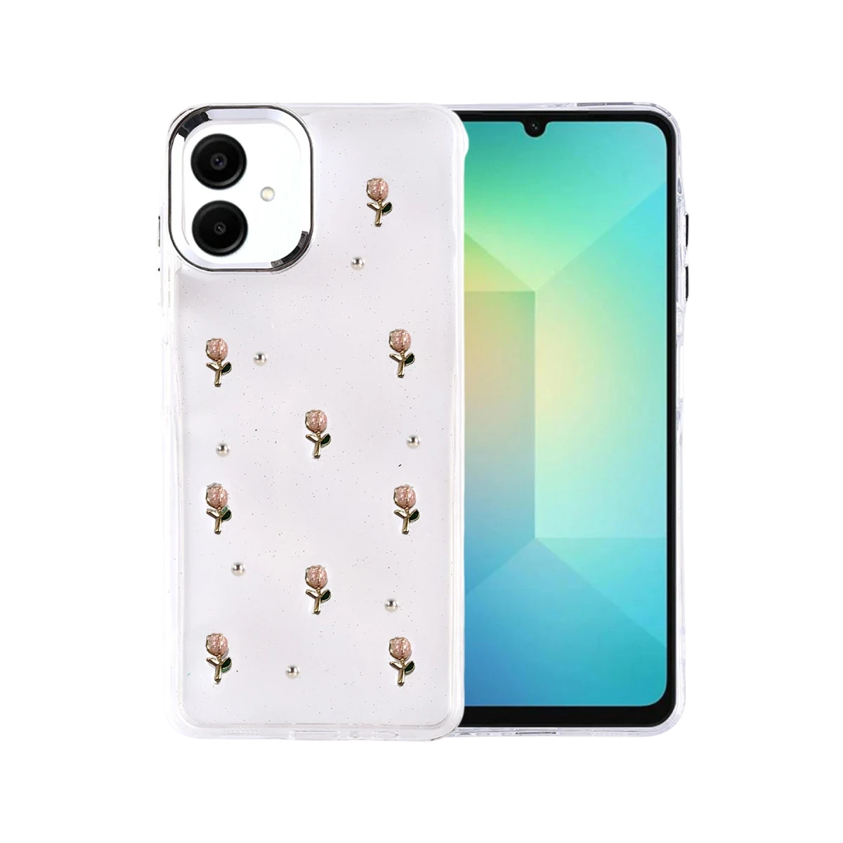 Samsung Galaxy A07 4G Fiyonk Desenli Kapak - Desen 6