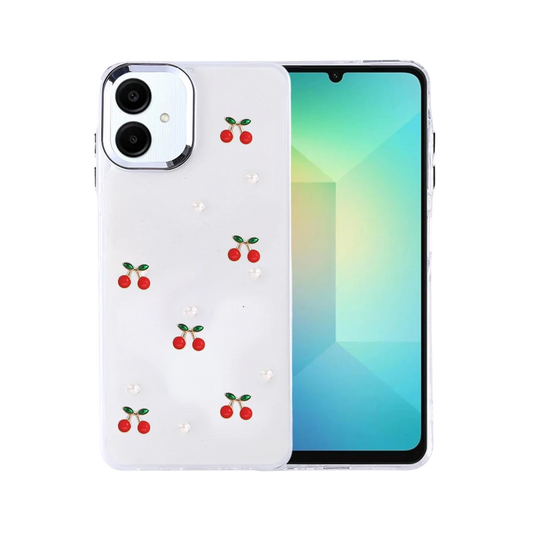Samsung Galaxy A07 4G Fiyonk Desenli Kapak - Desen 9