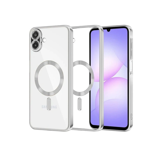 Samsung Galaxy A07 4G Kross Magneticsafe Kapak - Gümüş