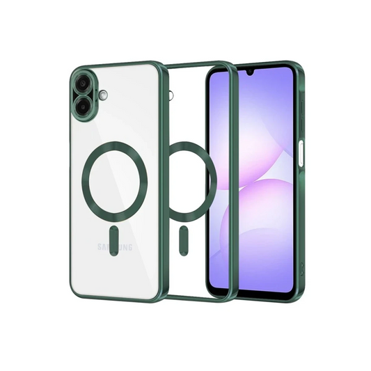 Samsung Galaxy A07 4G Kross Magneticsafe Kapak - Koyu Yeşil