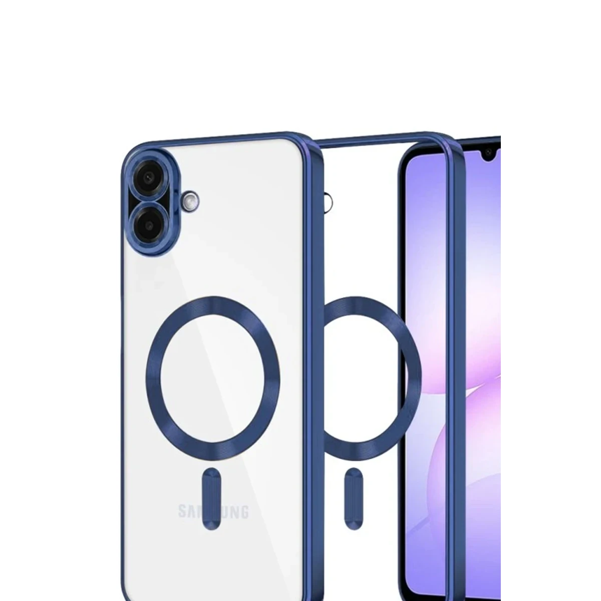 Samsung Galaxy A07 4G Kross Magneticsafe Kapak - Lacivert