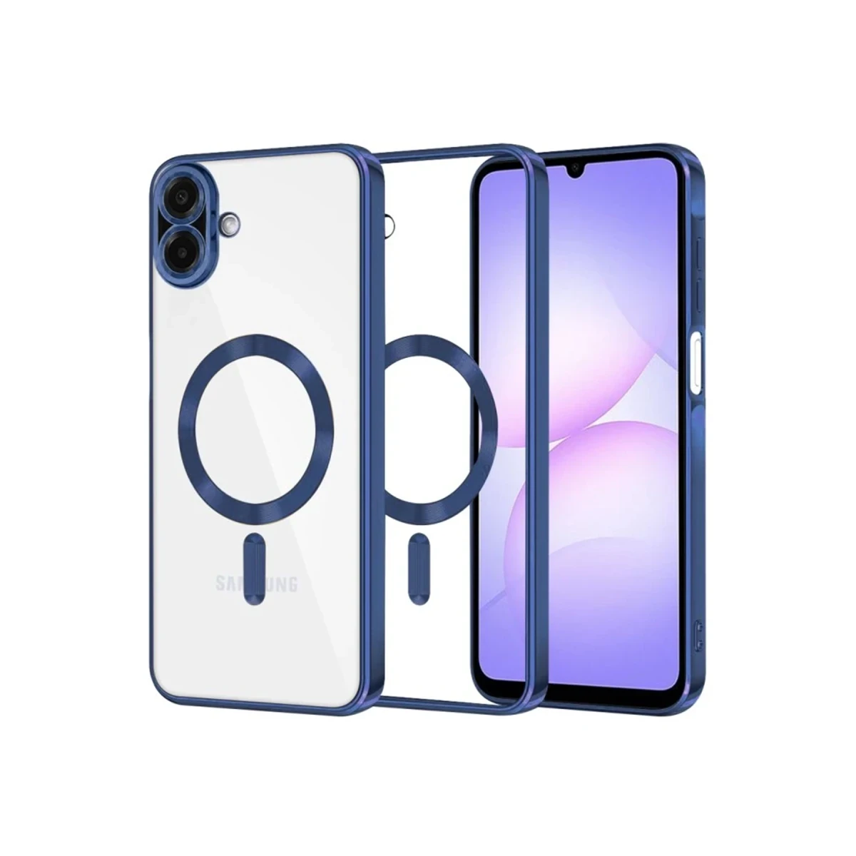 Samsung Galaxy A07 4G Kross Magneticsafe Kapak - Lacivert