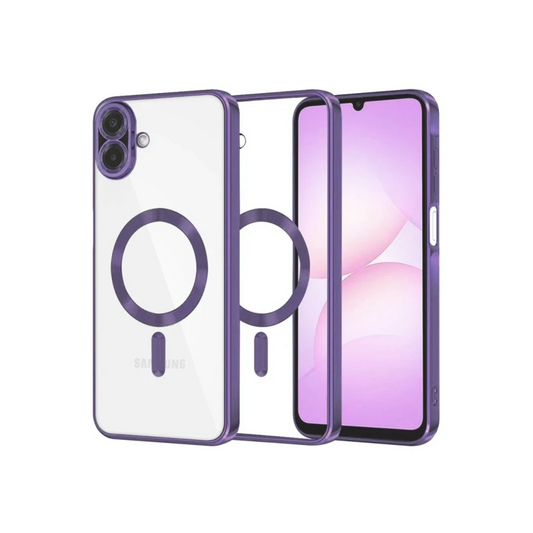 Samsung Galaxy A07 4G Kross Magneticsafe Kapak - Mor