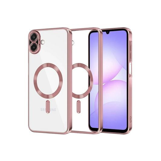 Samsung Galaxy A07 4G Kross Magneticsafe Kapak - Rose
