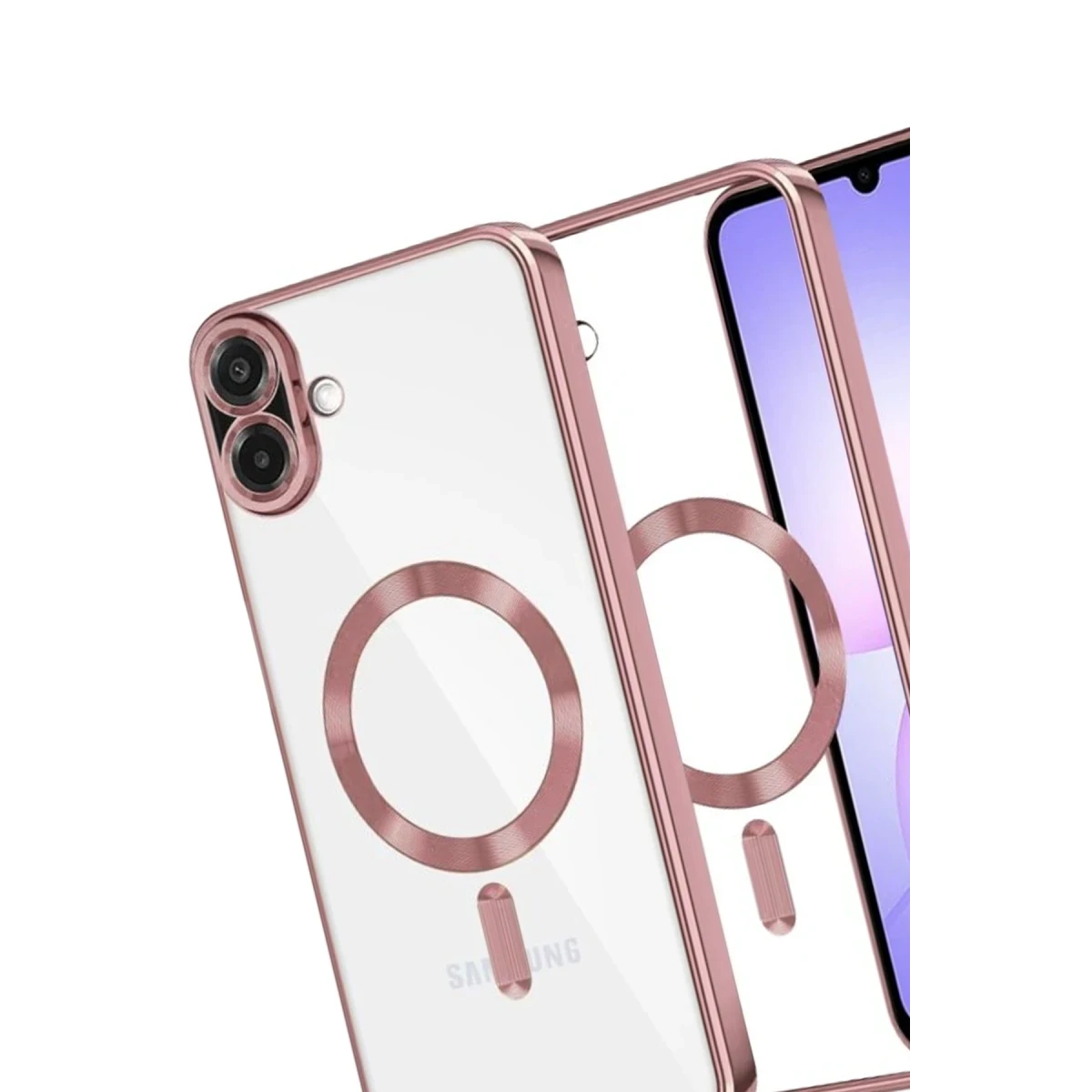 Samsung Galaxy A07 4G Kross Magneticsafe Kapak - Rose