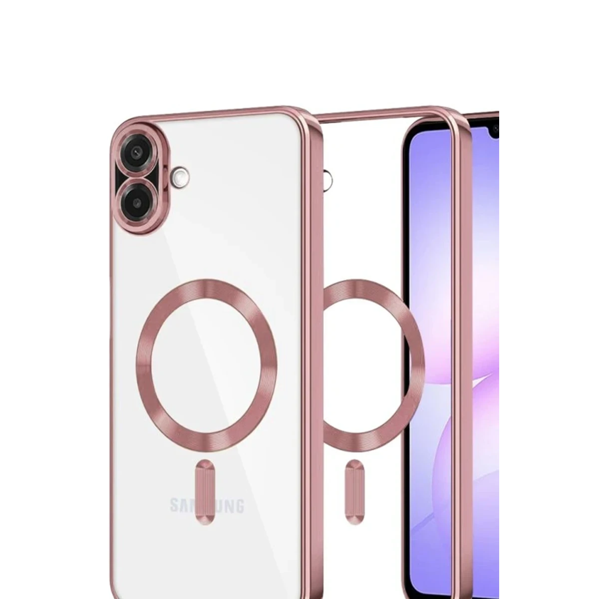 Samsung Galaxy A07 4G Kross Magneticsafe Kapak - Rose