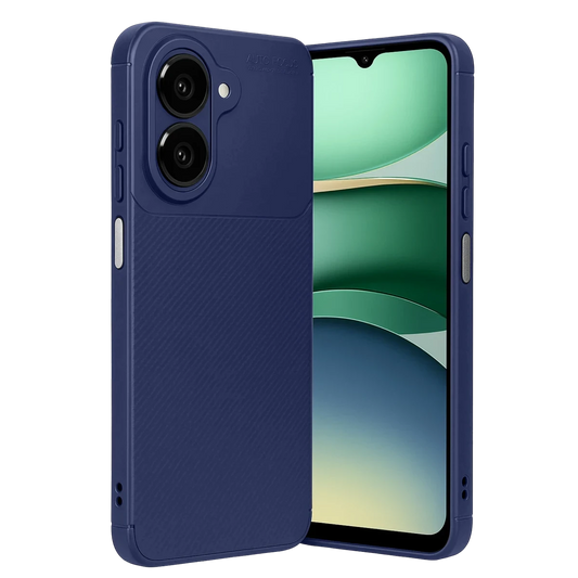 Samsung Galaxy A07 4G Auto Focus Karbon Kapak - Lacivert