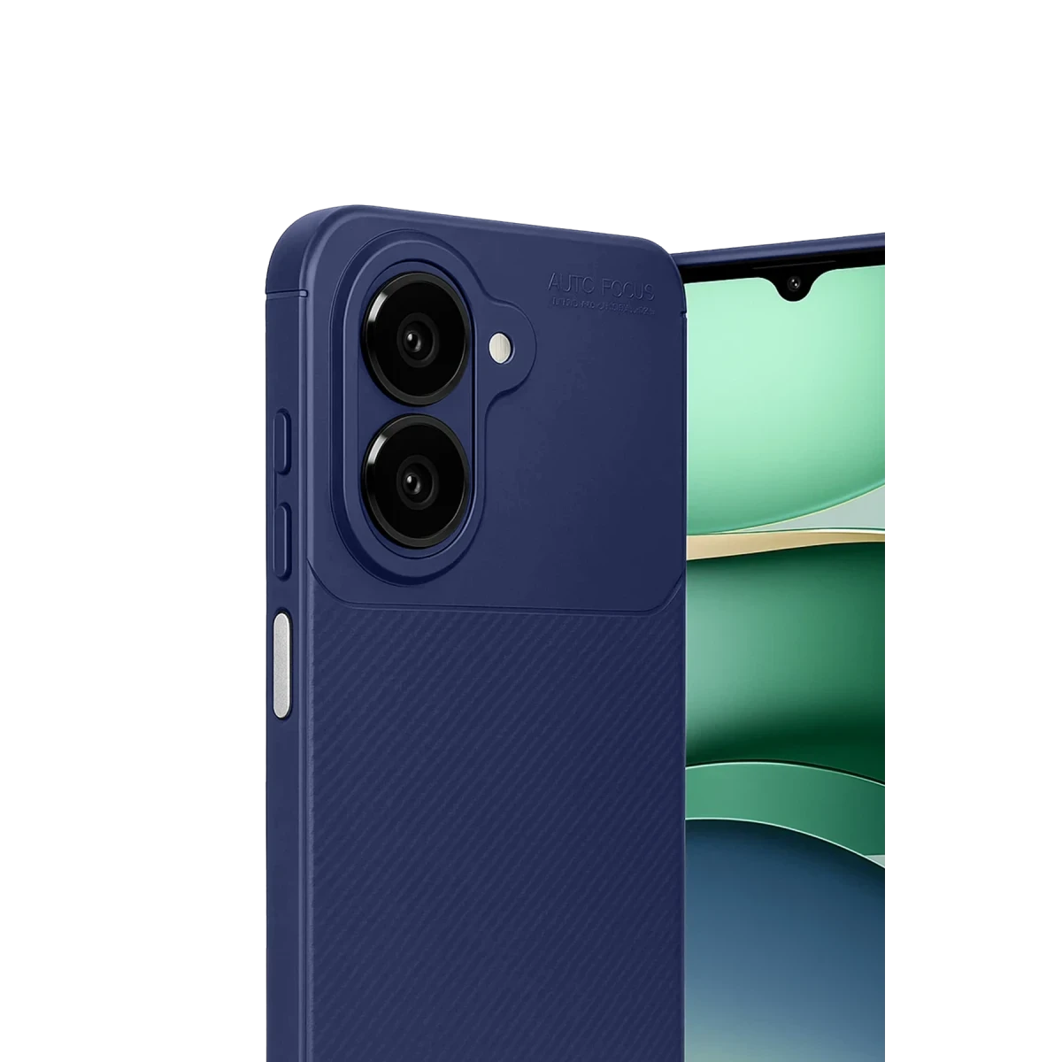 Samsung Galaxy A07 4G Auto Focus Karbon Kapak - Lacivert