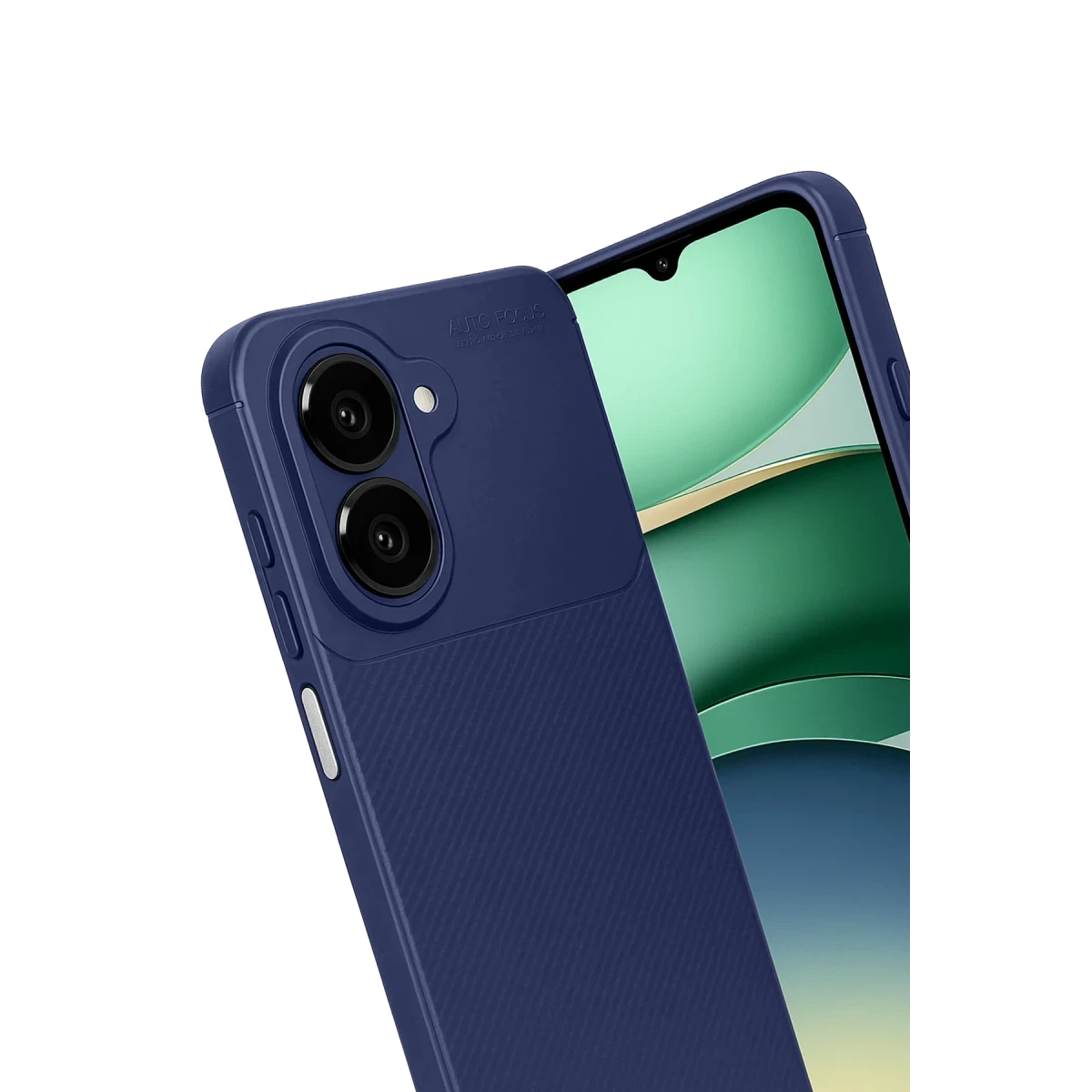 Samsung Galaxy A07 4G Auto Focus Karbon Kapak - Lacivert