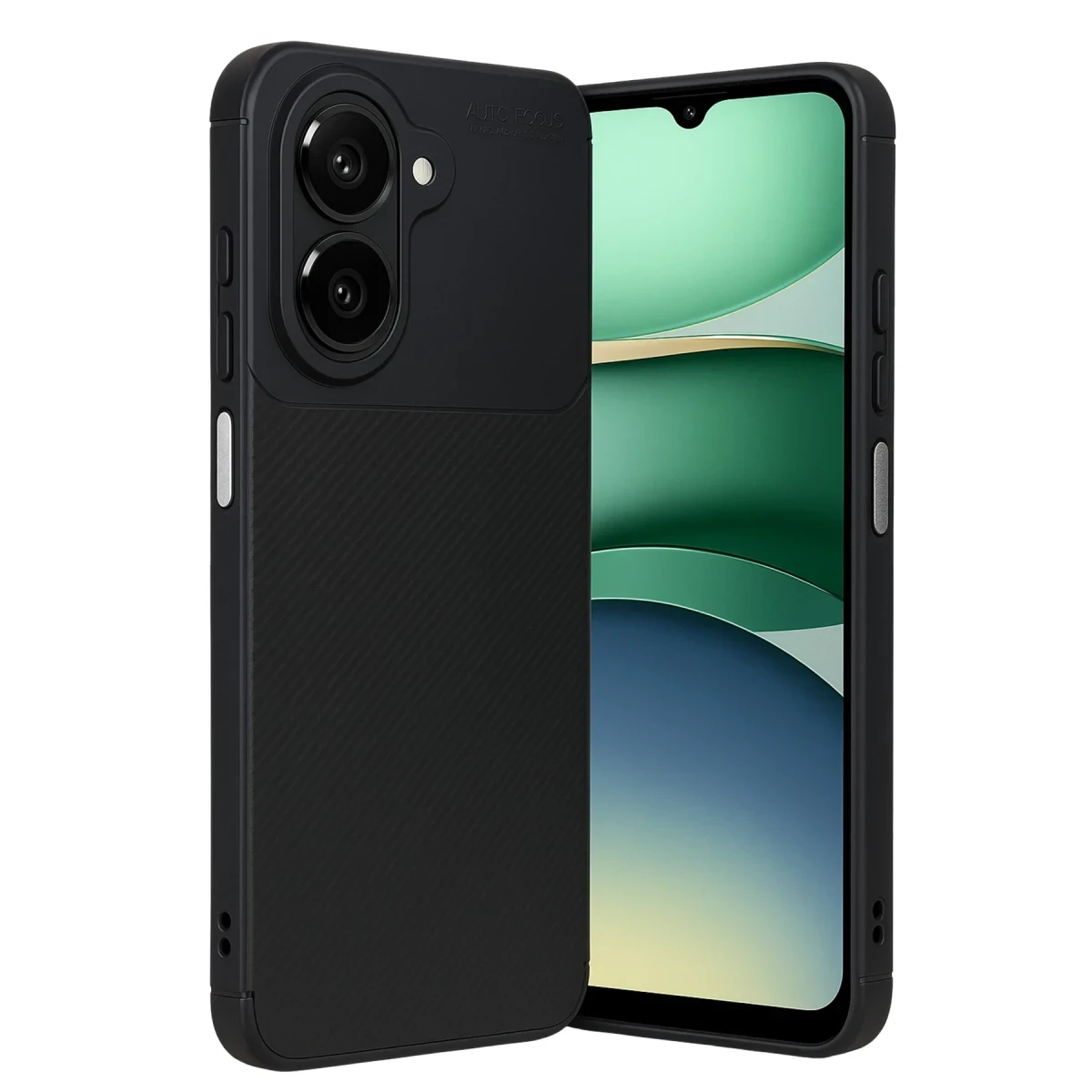 Samsung Galaxy A07 4G Auto Focus Karbon Kapak - Siyah