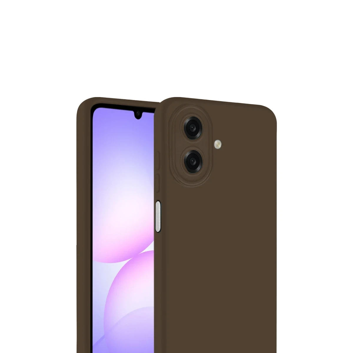 Samsung Galaxy A07 4G First Silikon - Kahverengi