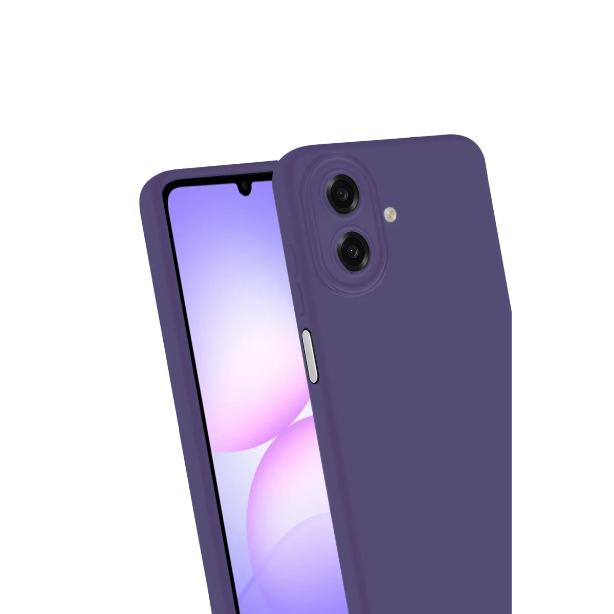 Samsung Galaxy A07 4G First Silikon - Mürdüm