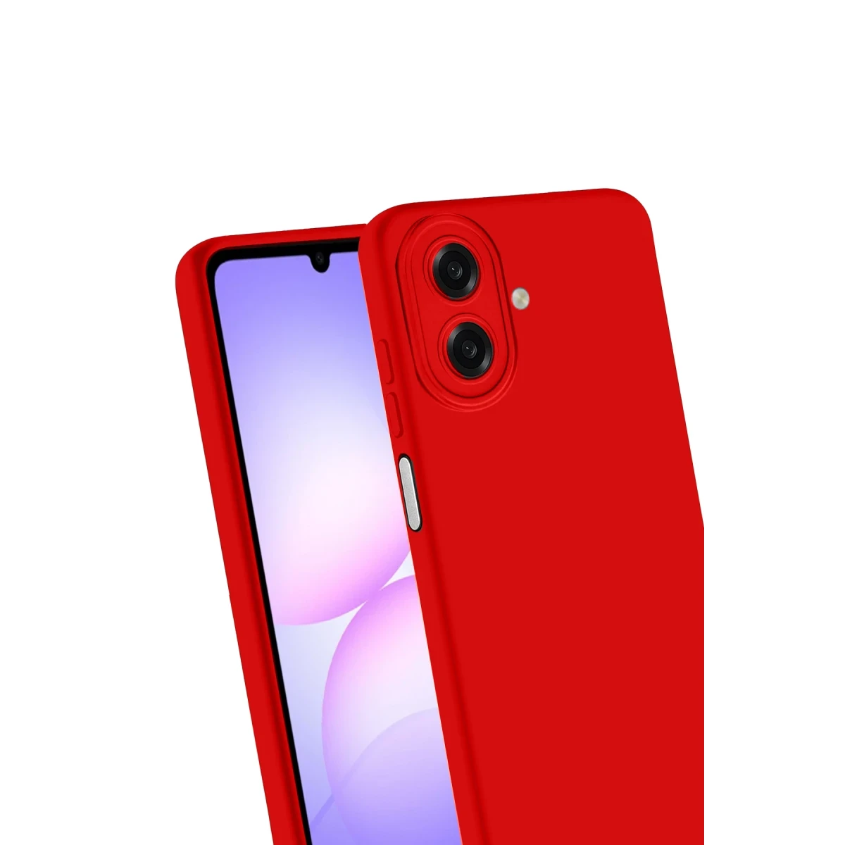 Samsung Galaxy A07 4G Nano içi Kadife Silikon - Kırmızı