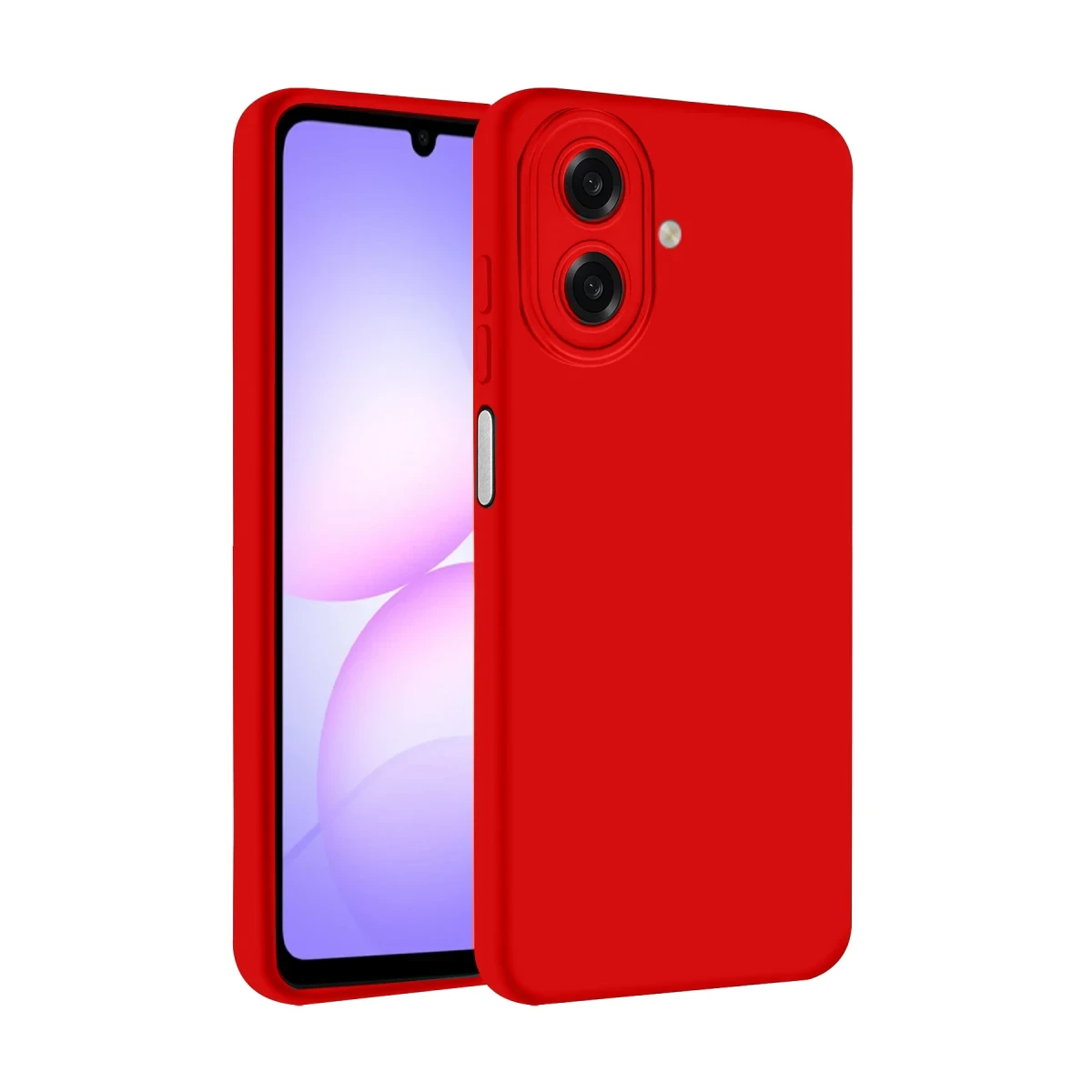 Samsung Galaxy A07 4G Nano içi Kadife Silikon - Kırmızı