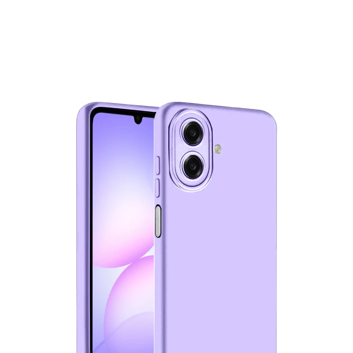 Samsung Galaxy A07 4G Nano içi Kadife Silikon - Lila