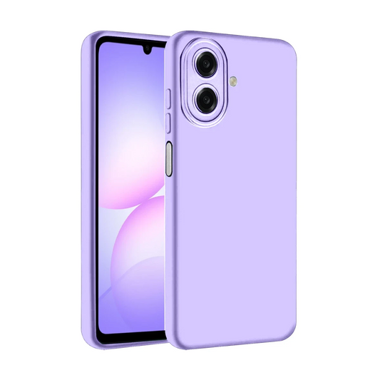 Samsung Galaxy A07 4G Nano içi Kadife Silikon - Lila