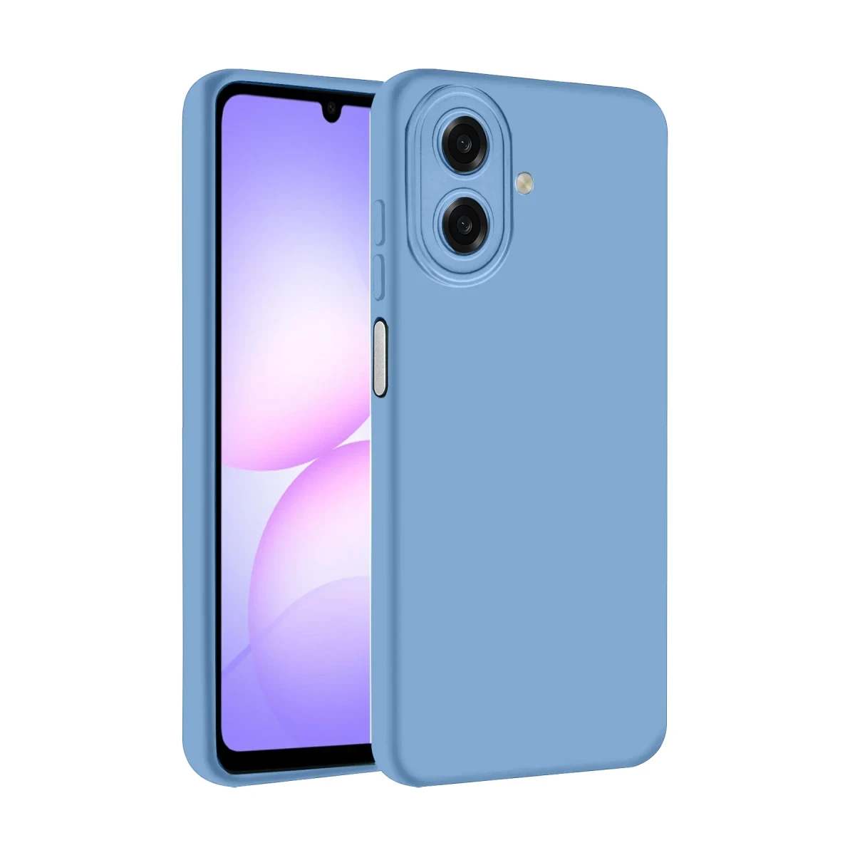 Samsung Galaxy A07 4G Nano içi Kadife Silikon - Mavi