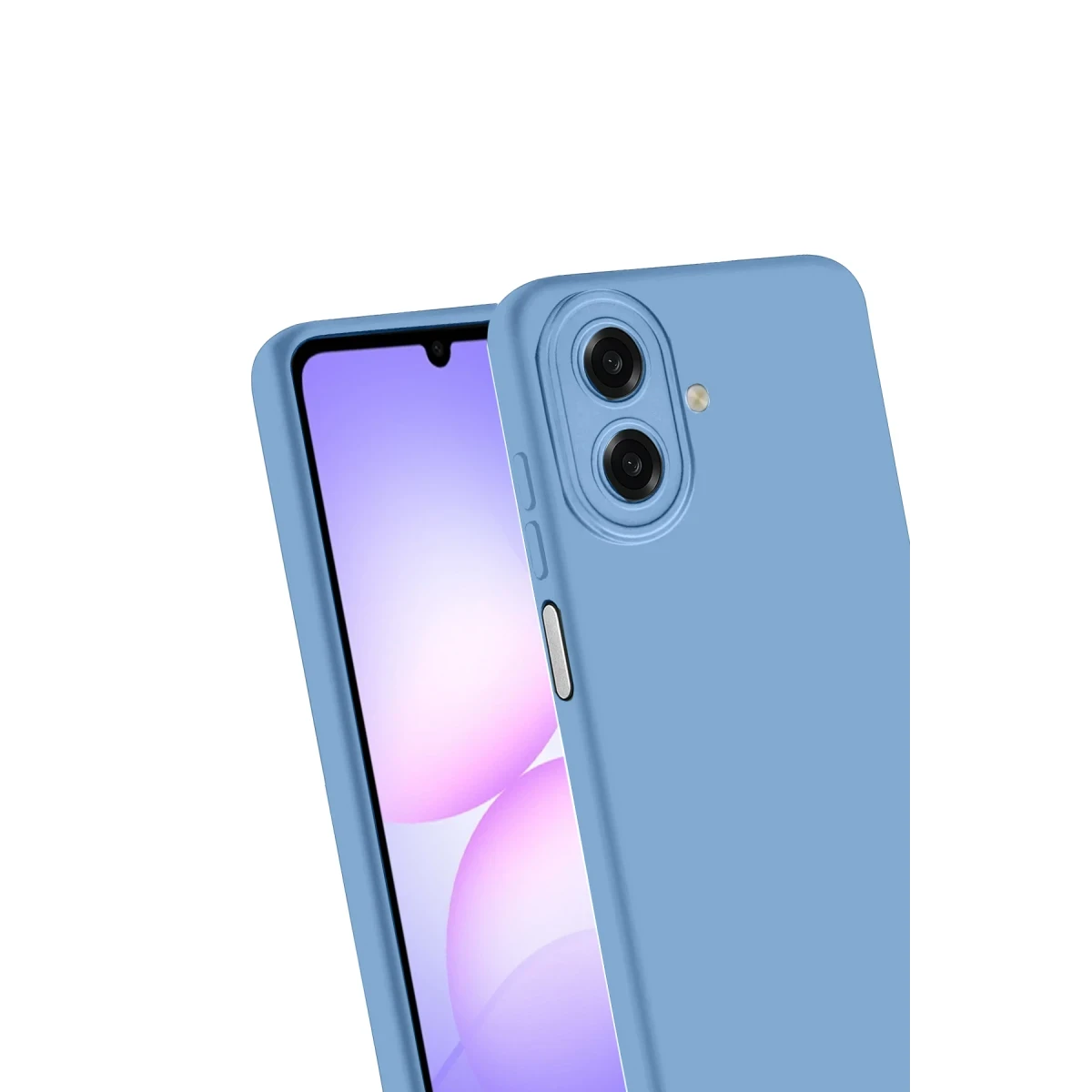 Samsung Galaxy A07 4G Nano içi Kadife Silikon - Mavi