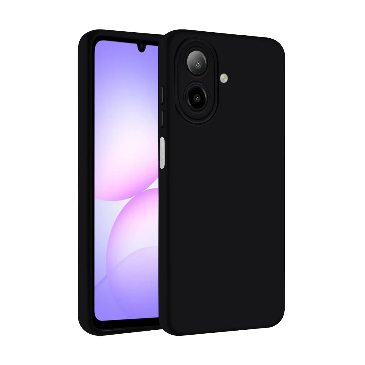 Samsung Galaxy A07 4G Nano içi Kadife Silikon - Siyah
