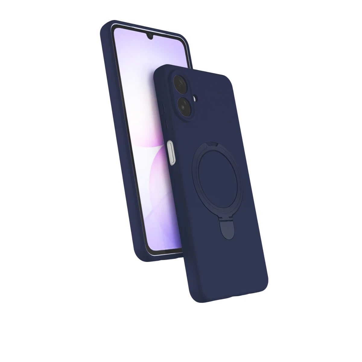Samsung Galaxy A07 4G Regal Magsafe Standlı Kapak - Lacivert