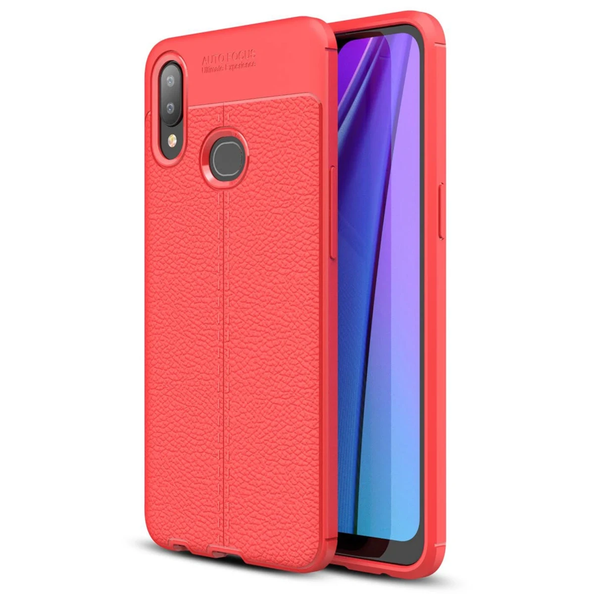 Samsung Galaxy A10S Kılıf Auto Focus Kapak - Kırmızı