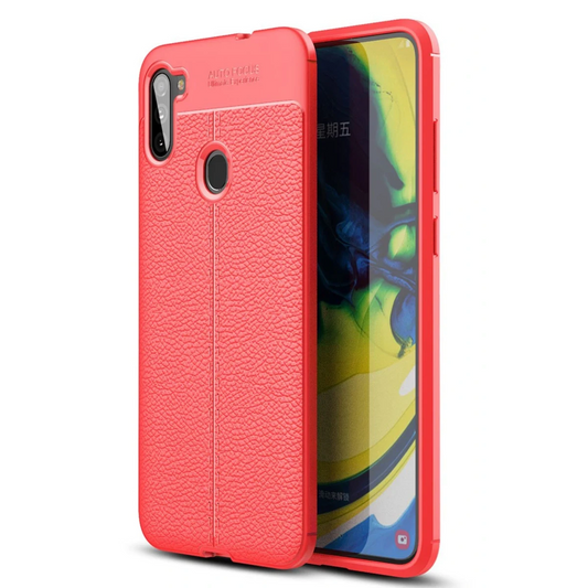 Samsung Galaxy A11 Kılıf Auto Focus Kapak - Kırmızı
