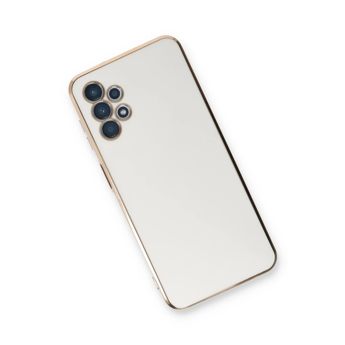 Samsung Galaxy A13 4G Kılıf Volet Silikon - Beyaz
