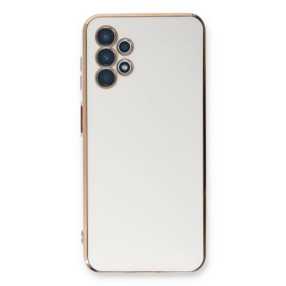 Samsung Galaxy A13 4G Kılıf Volet Silikon - Beyaz