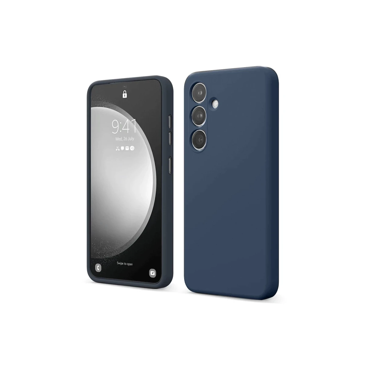 Samsung Galaxy A14 4G Kılıf First Silikon - Lacivert