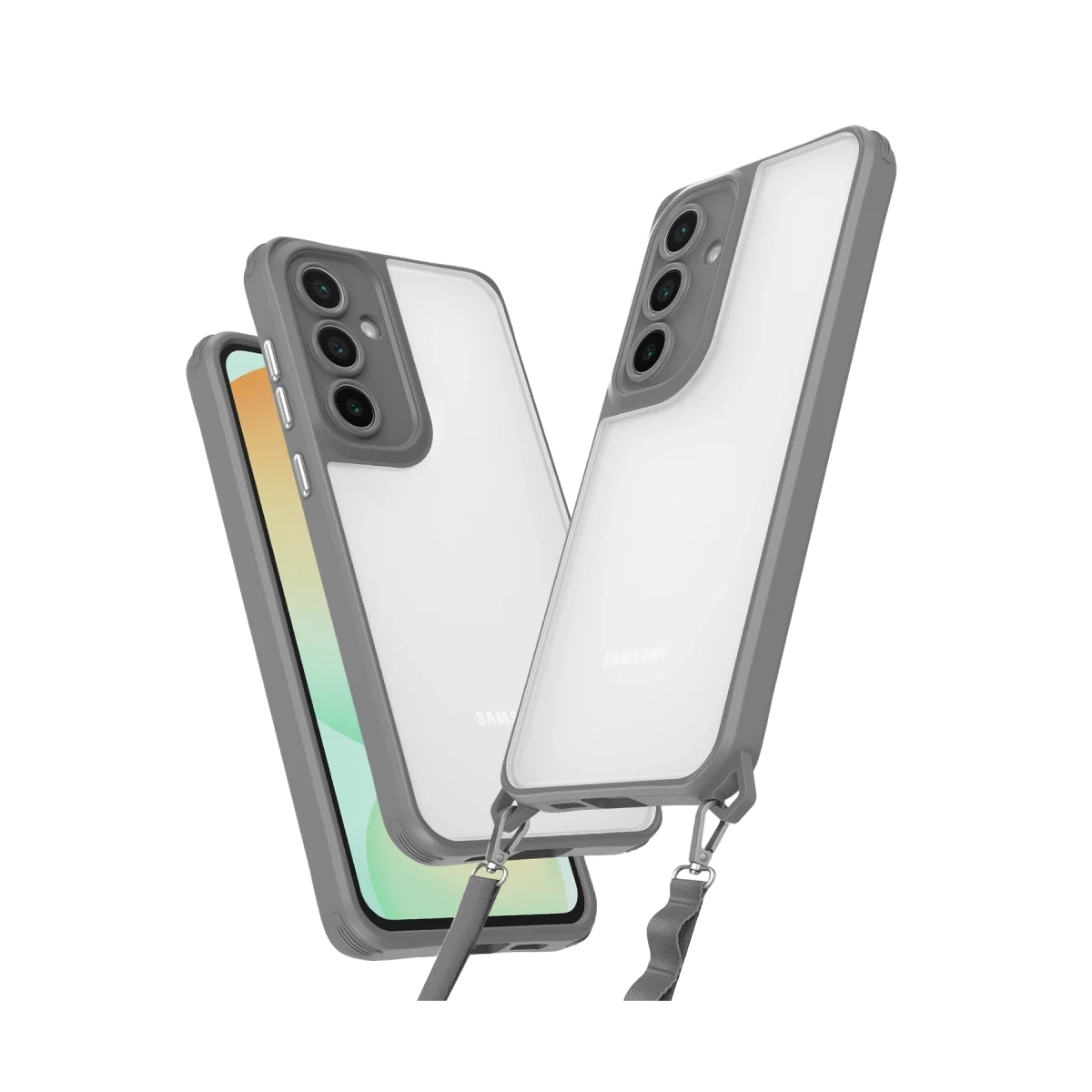 Samsung Galaxy A14 4G Kılıf Penta Silikon Kılıf - Titan Gri