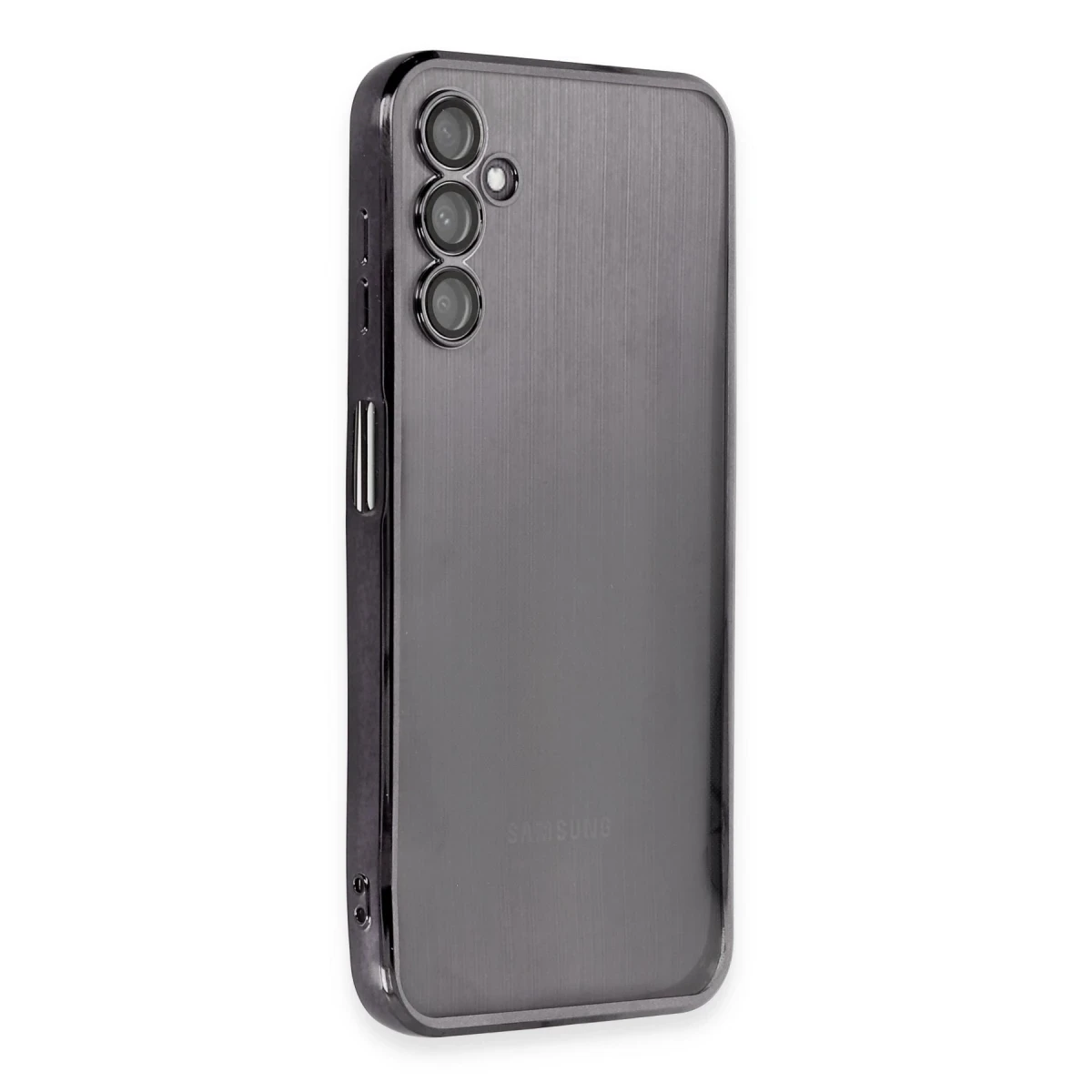 Samsung Galaxy A14 4G Kılıf Razer Lensli Silikon - Siyah