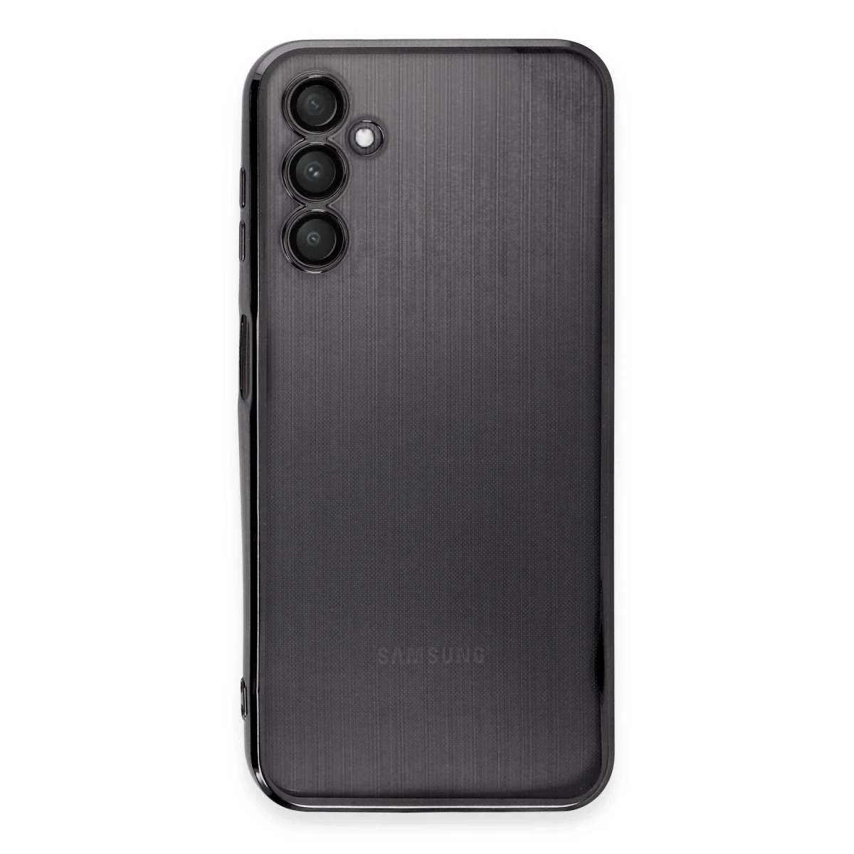 Samsung Galaxy A14 4G Kılıf Razer Lensli Silikon - Siyah