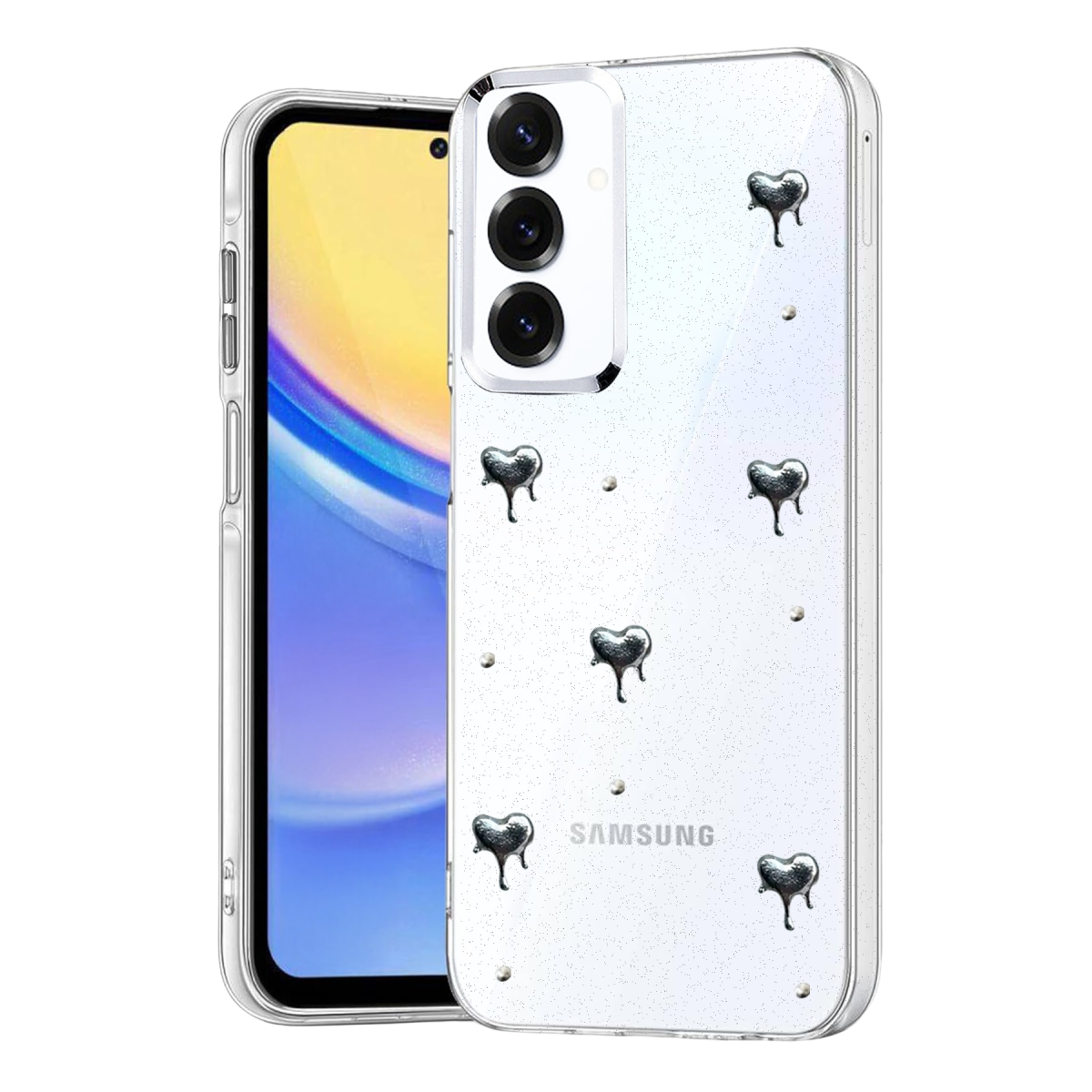 Samsung Galaxy A15 4G Fiyonk Desenli Kapak - Desen 1