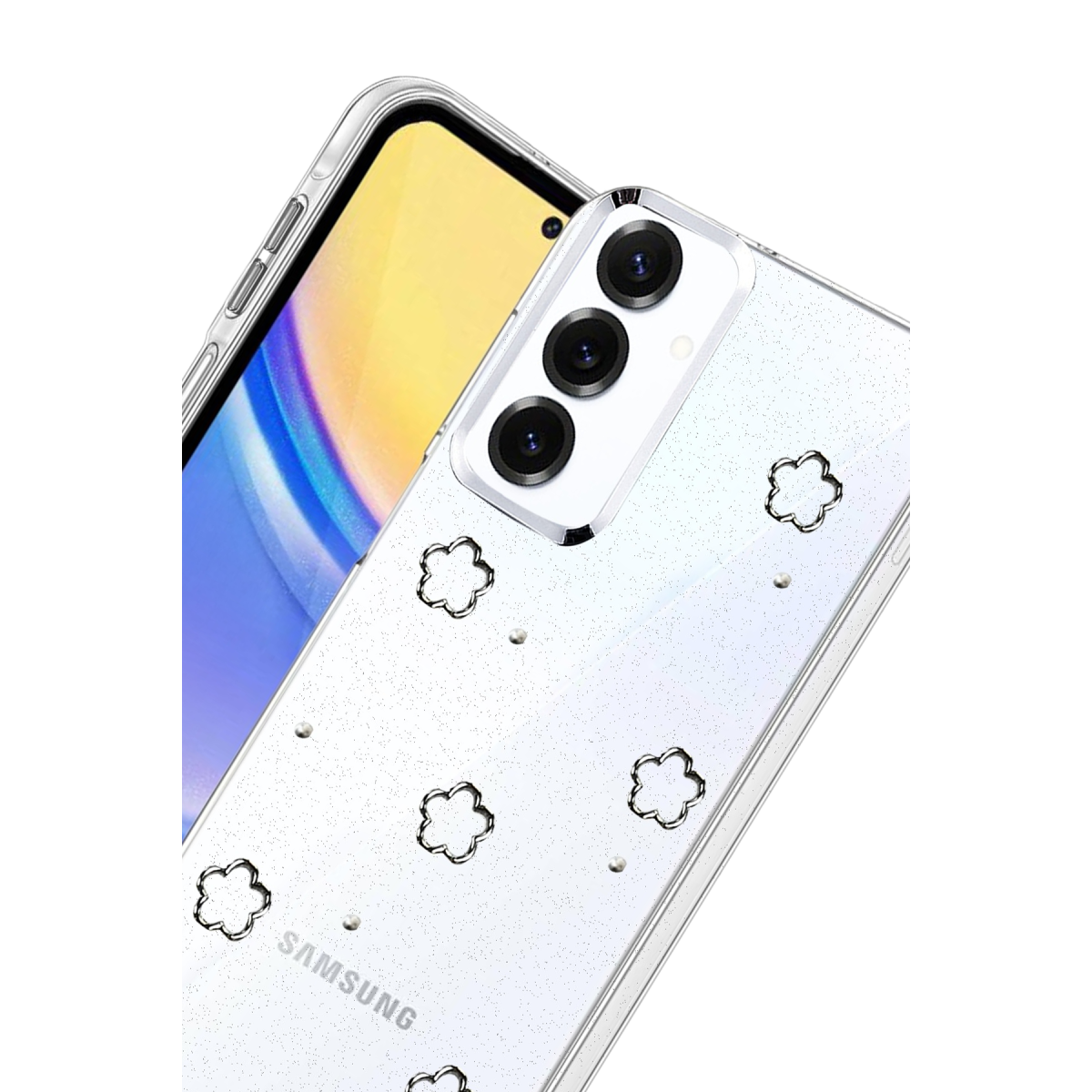 Samsung Galaxy A15 4G Fiyonk Desenli Kapak - Desen 2