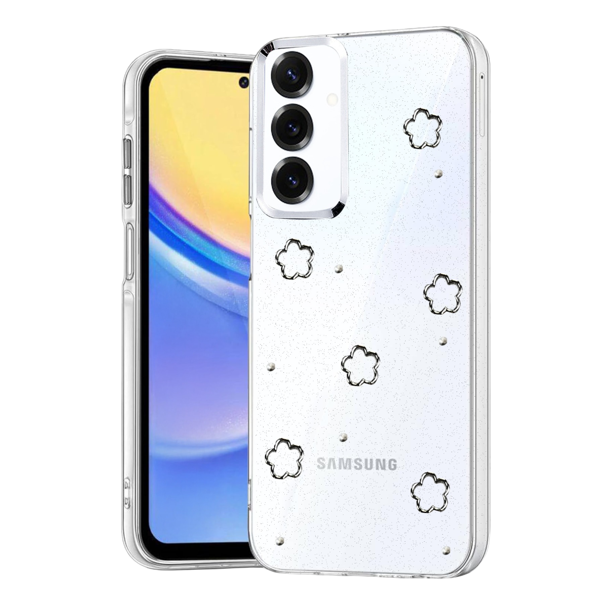 Samsung Galaxy A15 4G Fiyonk Desenli Kapak - Desen 2