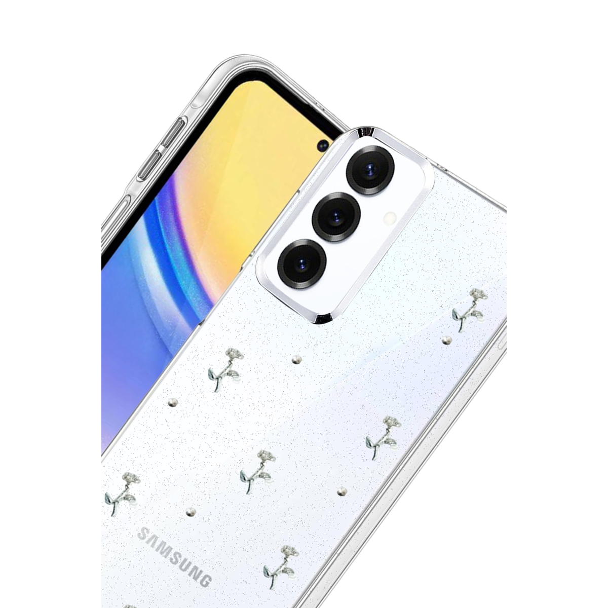 Samsung Galaxy A15 4G Fiyonk Desenli Kapak - Desen 4