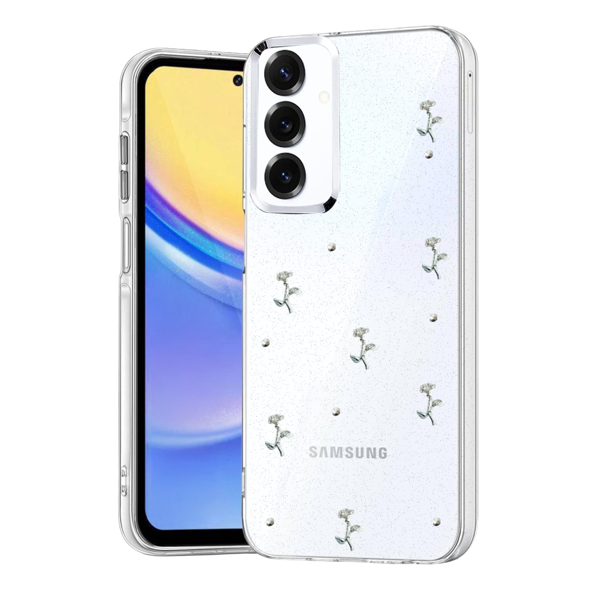 Samsung Galaxy A15 4G Fiyonk Desenli Kapak - Desen 4