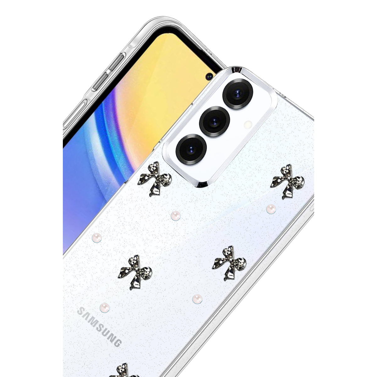 Samsung Galaxy A15 4G Fiyonk Desenli Kapak - Desen 8