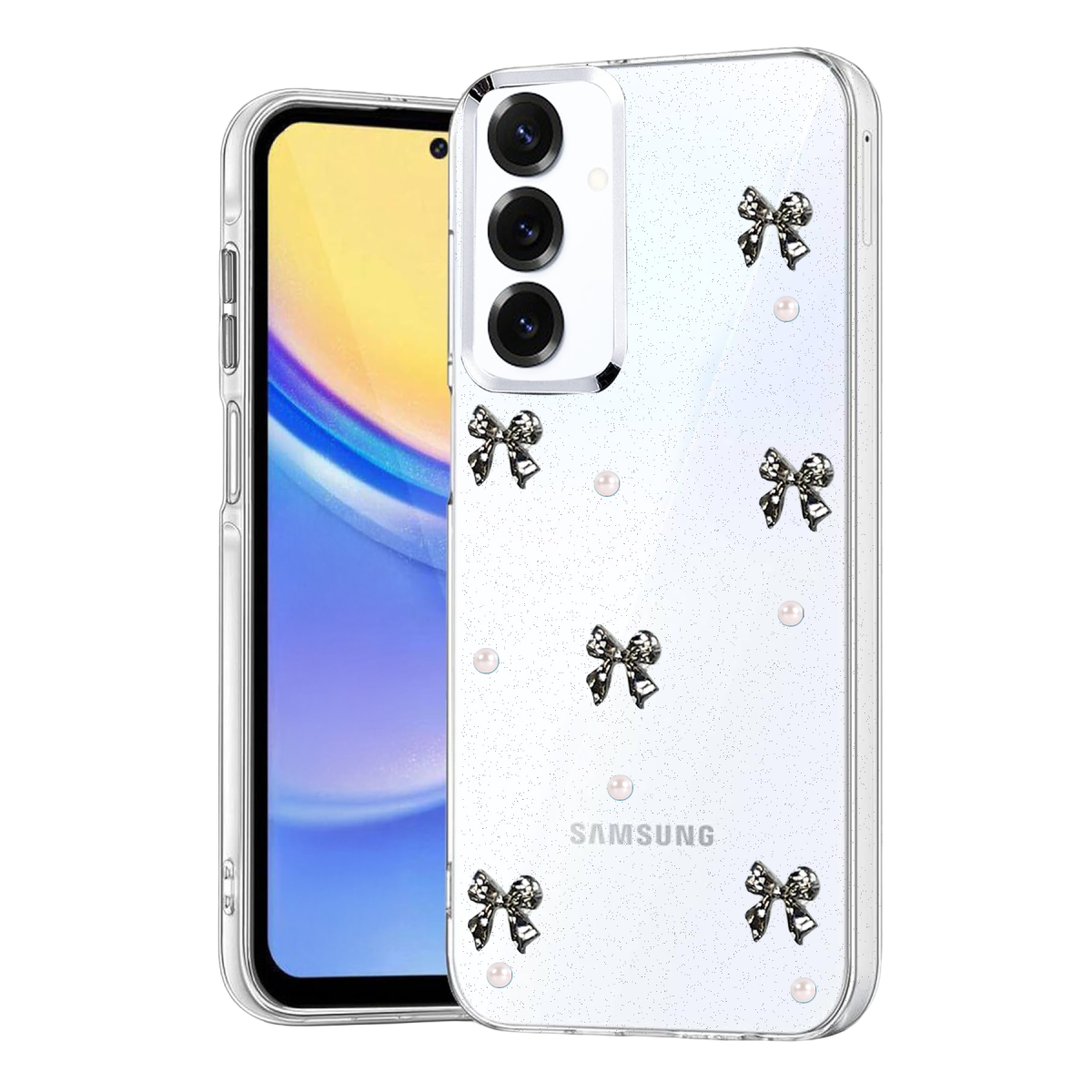 Samsung Galaxy A15 4G Fiyonk Desenli Kapak - Desen 8