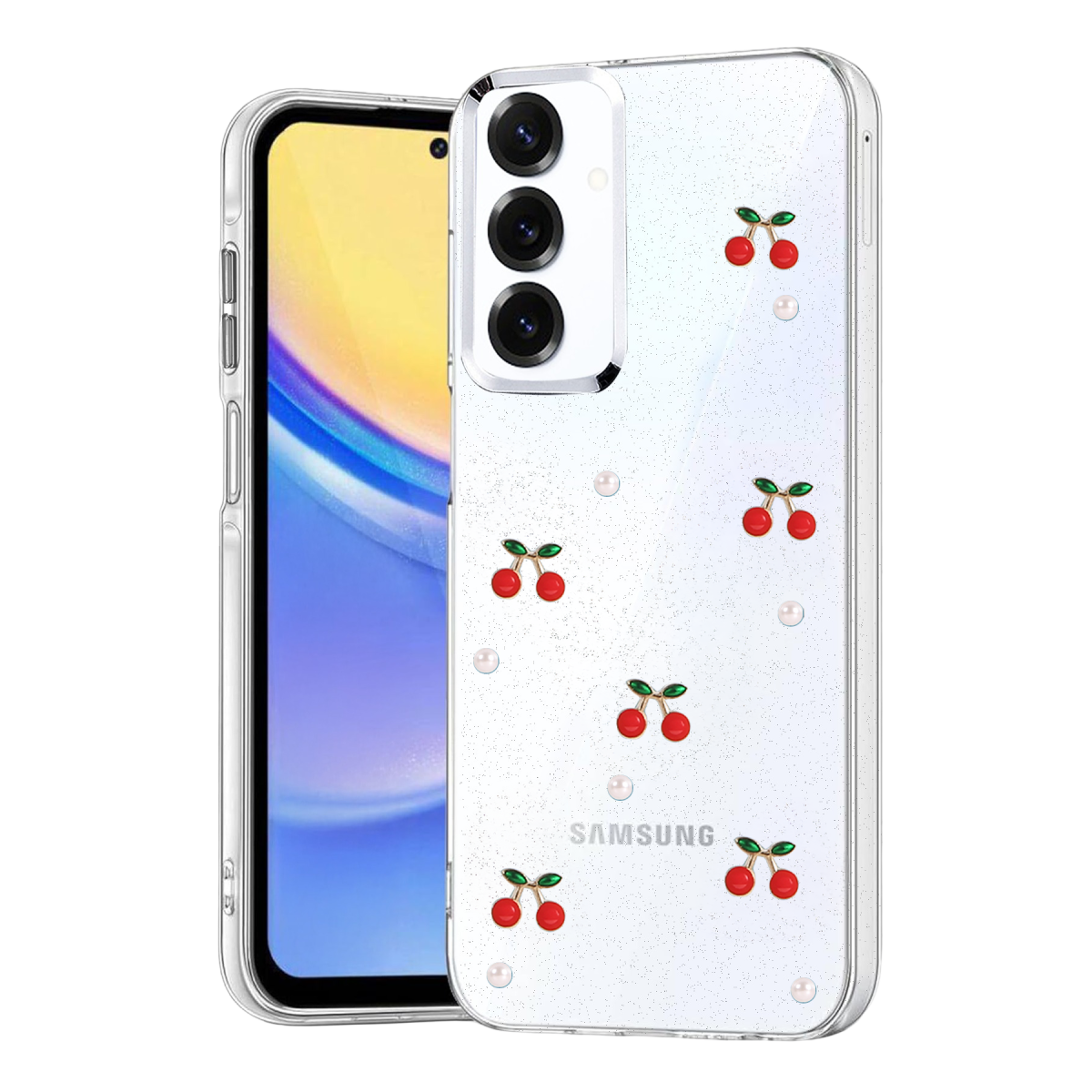 Samsung Galaxy A15 4G Fiyonk Desenli Kapak - Desen 9