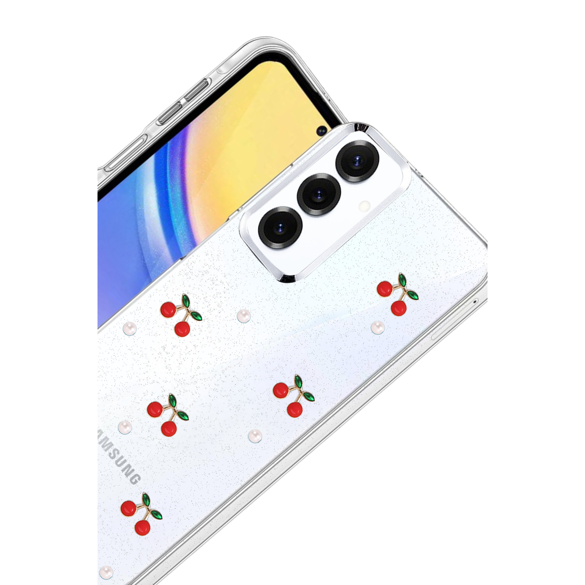 Samsung Galaxy A15 4G Fiyonk Desenli Kapak - Desen 9