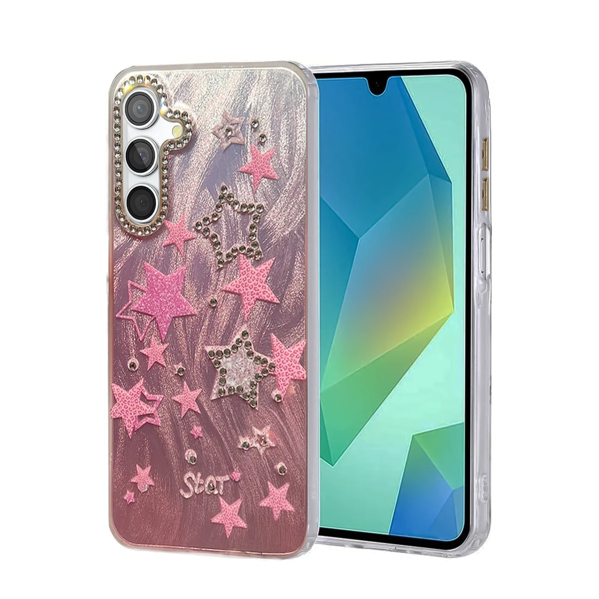 Samsung Galaxy A15 4G Kılıf Blade Aynalı Desenli Kapak - Desen 7