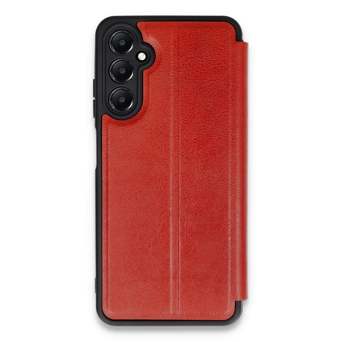Samsung Galaxy A15 4G Kılıf Flip Cover - Kırmızı