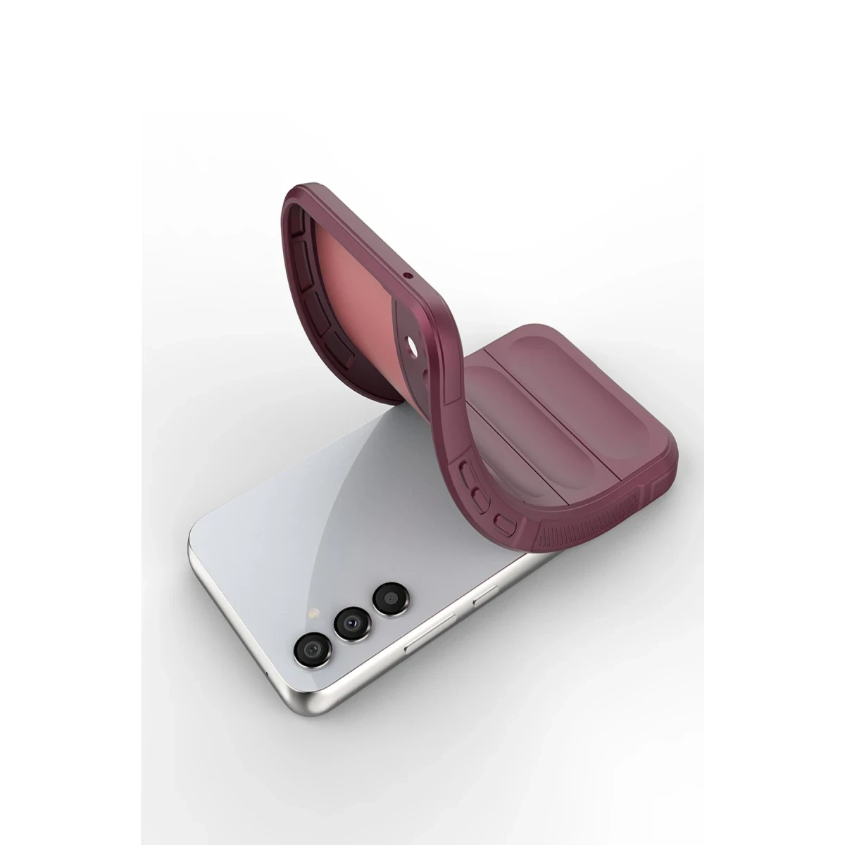 Samsung Galaxy A15 4G Kılıf Optimum Silikon - Bordo