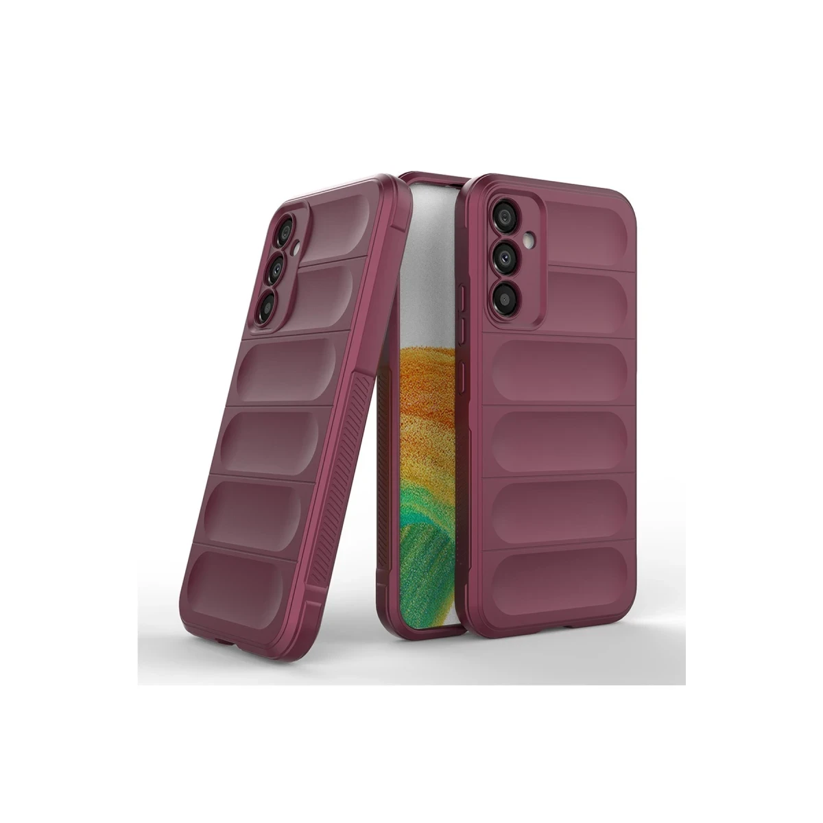 Samsung Galaxy A15 4G Kılıf Optimum Silikon - Bordo