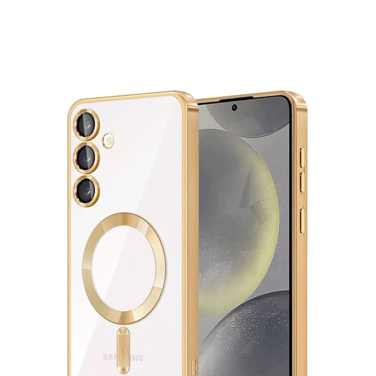 Samsung Galaxy A15 4G Kross Magneticsafe Kapak - Gold