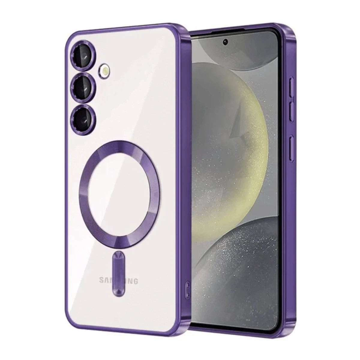 Samsung Galaxy A15 4G Kross Magneticsafe Kapak - Mor